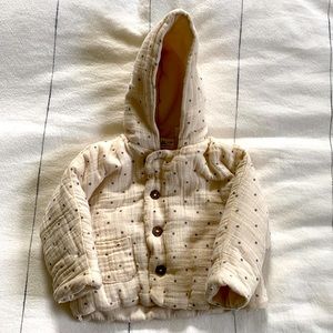 Zara polka dot baby jacket 6-9 months